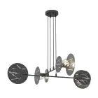 Emibig Pendelleuchte Xotic Stahl Schwarz | Geeignet für 4x E27 - Max 15W