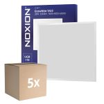 Lot 5x Noxion Panneau LED Ecowhite V4.0 28W 3360lm CCT  |  600X600 UGR<19