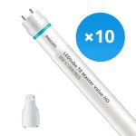 Lot 10x Philips Tube LED T8 MASTER Value (EM/Direct 230V) High Output 8W 1050lm - 865 Lumière Du Jour | 60cm - Équivalent 18W