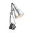 Nordlux Lampe De Chevet Photo Aluminium Argent | IP20 - Convient pour 1x E27