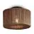 Good&Mojo Plafonnier Iguazu Jute Brun | Convient pour 1x E27 