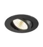 SLV New Tria 68 Spot Aluminium Noir Rond 11W 700lm 38D - 918-930 Dim To Warm | Diamètre 68mm -  Meilleur Rendu Des Couleurs