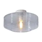 It's about RoMi Plafonnier Verona Verre Transparent | Convient pour 1x E27 